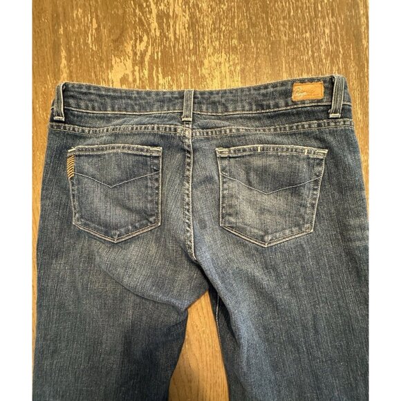 Paige Hollywood Hills Bootcut Dark Wash Denim Jeans Women's Size 31x30 Casual - Picture 9 of 10